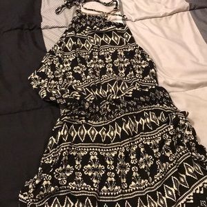 Black and white dress
